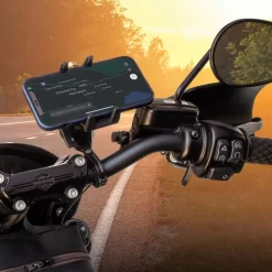 SCOSCHE TerraClamp Cradle Short Handlebar Phone Mount -HJC Store scosche terraclamp cradle short handlebar phone mount on motorcycle 71709.1658319574