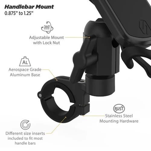 SCOSCHE TerraClamp MagicMount Pro Handlebar Low Profile Phone Mount 3 SCOSCHE TerraClamp MagicMount Pro Handlebar Low Profile Phone Mount - Image 3