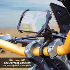 SCOSCHE TerraClamp MagicMount Pro Handlebar Low Profile Phone Mount 8 SCOSCHE TerraClamp MagicMount Pro Handlebar Low Profile Phone Mount -HJC Store scosche terraclamp magicmount pro handlebar low profile phone mount on bike front 79744.1658317868