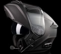 Sena Outrush R Helmet -HJC Store sena outrush r black shield up 17358.1624367427