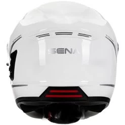 Sena Stryker Helmet -HJC Store sena stryker helmet gloss white back 59391.1652233025