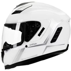 Sena Stryker Helmet -HJC Store sena stryker helmet gloss white left 57760.1652233022