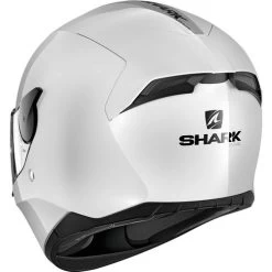 Shark D-Skwal 2 Blank Helmet -HJC Store shark d skwal 2 blank helmet white back left 64076.1627086046