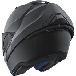 Shark Evo-One 2 Blank Helmet -HJC Store shark evo one 2 blank helmet matte black back left open 63237.1627175953