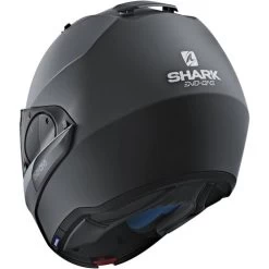 Shark Evo-One 2 Blank Helmet -HJC Store shark evo one 2 blank helmet matte black back left 89154.1627175956