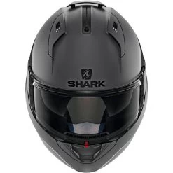 Shark Evo-One 2 Blank Helmet -HJC Store shark evo one 2 blank helmet matte dark grey front 95254.1627176038