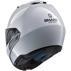 Shark Evo-One 2 Blank Helmet -HJC Store shark evo one 2 blank helmet white back left 73241.1627176183