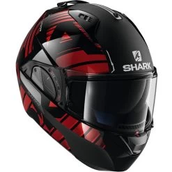Shark Evo-One 2 Lithion Helmet -HJC Store shark evo one 2 lithion dual helmet black chrome red front right 97832.1627136814