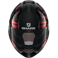 Shark Evo-One 2 Lithion Helmet -HJC Store shark evo one 2 lithion dual helmet black chrome red front 09547.1627137292