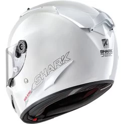 Shark Race-R Pro Blank Helmet 15 Shark Race-R Pro Blank Helmet -HJC Store shark race r pro blank helmet white back left 15747.1627158043