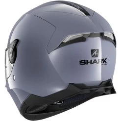Shark Skwal 2 Blank Helmet -HJC Store shark skwal 2 blank helmet gloss silver back left 17983.1627096975
