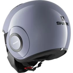 Shark Street Drak Blank Helmet -HJC Store shark street drak blank helmet gloss silver back left 59669.1627080019