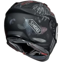 Shoei GT-Air II Ubiquity Helmet -HJC Store shoei gt air 2 ubiquity helmet tc 9 black red silver back right 40830.1646349256
