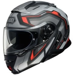 Shoei Neotec 2 Respect Helmet -HJC Store shoei neotec 2 respect helmet tc 5 grey black red left 50954.1636376483
