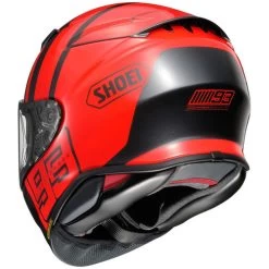 Shoei RF-1400 MM93 Track Helmet 7 Shoei RF-1400 MM93 Track Helmet -HJC Store shoei rf 1400 mm93 track helmet tc 1 black silver red back left 07459.1674165972