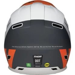 Thor Reflex Cube Helmet -HJC Store thor reflex cube helmet light gray red orange back 69990.1652800408