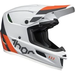 Thor Reflex Cube Helmet -HJC Store thor reflex cube helmet light gray red orange right 06912.1652800394