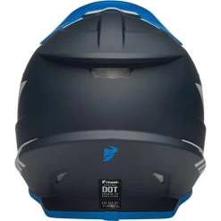 Thor Sector Chev Helmet -HJC Store thor sector chev helmet blue light gray back 26252.1652811967