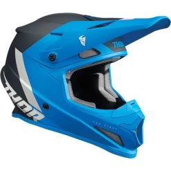 Thor Sector Chev Helmet -HJC Store thor sector chev helmet blue light gray 97433.1652811958