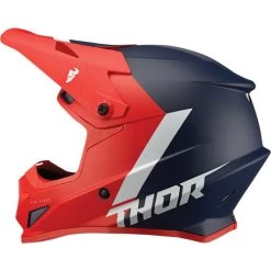 Thor Sector Chev Helmet -HJC Store thor sector chev helmet red navy left 94775.1652812049