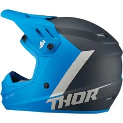 Thor Sector Chev Youth Helmet 21 Thor Sector Chev Youth Helmet -HJC Store thor sector chev youth helmet blue light gray left 90460.1652888844