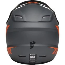 Thor Sector Chev Youth Helmet 19 Thor Sector Chev Youth Helmet -HJC Store thor sector chev youth helmet charcoal orange back 31648.1652888818