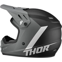 Thor Sector Chev Youth Helmet 25 Thor Sector Chev Youth Helmet -HJC Store thor sector chev youth helmet gray black left 17994.1652888879