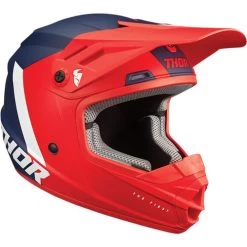 Thor Sector Chev Youth Helmet 28 Thor Sector Chev Youth Helmet -HJC Store thor sector chev youth helmet red navy right 51968.1652888902