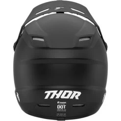 Thor Sector Youth Helmet Blackout 7 Thor Sector Youth Helmet Blackout -HJC Store thor sector youth helmet solid black back 41116.1652915901