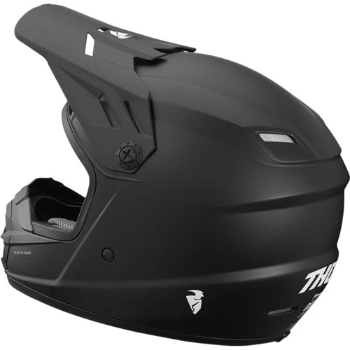 Thor Sector Youth Helmet Blackout 2 Thor Sector Youth Helmet Blackout - Image 2