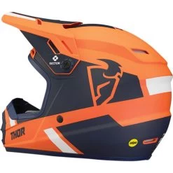 Thor Sector Split MIPS Youth Helmet -HJC Store thor youth sector split mips helmet orange navy left 70920.1652802712