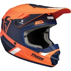 Thor Sector Split MIPS Youth Helmet -HJC Store thor youth sector split mips helmet orange navy right 62440.1652802709