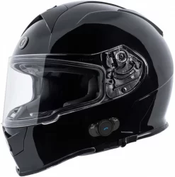 Torc T14B Mako Bluetooth Helmet Black -HJC Store torc t 14b mako helmet solid gloss black left 55157.1551325394