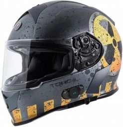 Torc T14B Mako Nuke Bluetooth Helmet Flat Grey