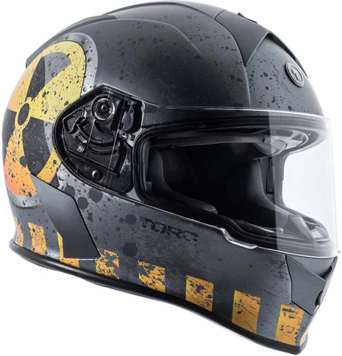 Torc T14B Mako Nuke Bluetooth Helmet Flat Grey 2 Torc T14B Mako Nuke Bluetooth Helmet Flat Grey - Image 2