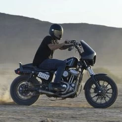 Torc T1 Retro Helmet Solid -HJC Store torc t1 matte black on rider 2 32312.1578265999