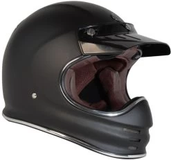 Torc T3 Retro Moto Helmet Solids -HJC Store torc t3 helmet solid matte black right visor 17224.1580185834
