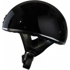 Torc T-5 Helmet Solids -HJC Store torc t5 helmet gloss black chrome trim right 95493.1564793424