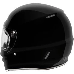 Torc T-9 Retro Helmet Solids -HJC Store torc t9 helmet solid gloss black back 95156.1650669463