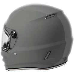Torc T-9 Retro Helmet Solids -HJC Store torc t9 helmet solid gloss grey back 63536.1650669423
