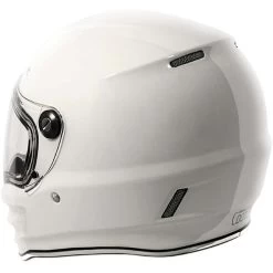 Torc T-9 Retro Helmet Solids -HJC Store torc t9 helmet solid gloss white back 23710.1650669479