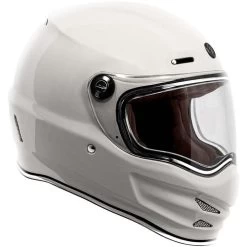 Torc T-9 Retro Helmet Solids -HJC Store torc t9 helmet solid gloss white right 55762.1650669471