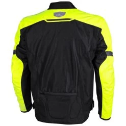 Tourmaster Draft Air V4 Jacket -HJC Store tourmaster draft air jacket hi viz black back 25111.1676947275