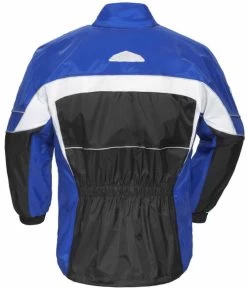 Tourmaster Elite 3 Rain Jacket Men's -HJC Store tourmaster elite 3 rain jacket blue back 82085.1470358763